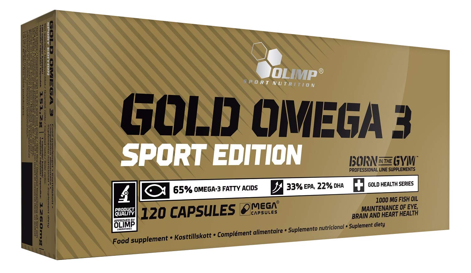 Olimp Sport Nutrition Gold Omega 3 Sport Edition - 120 caps