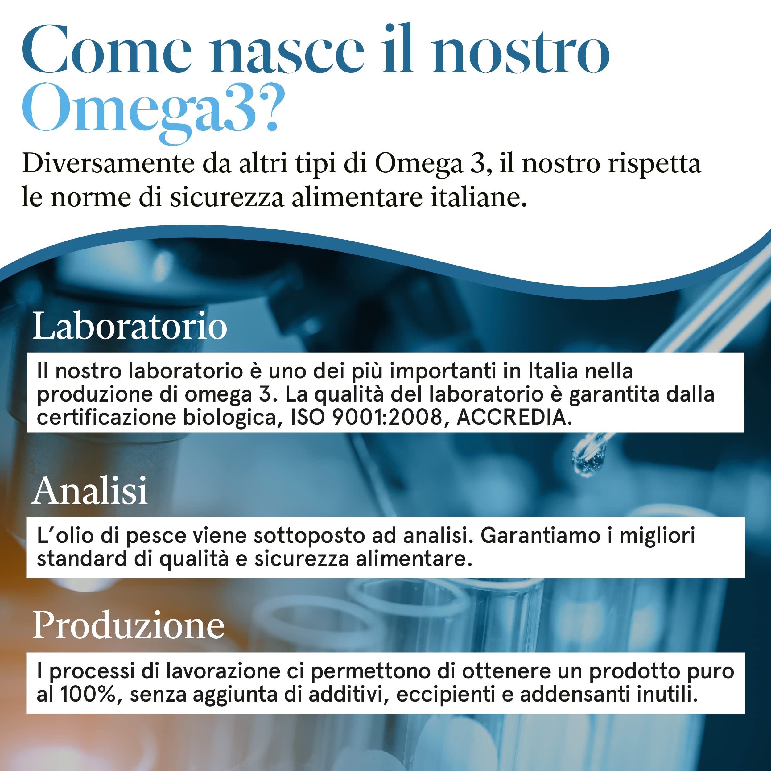 Omega 3-500 Capsule - 2000mg Di Olio Di Pesce Purissimo per Dose In Forma Trigliceride (TG) Per Un Assorbimento Del 70% In Più - 600mg di EPA e DHA per Dose – Con Vitamina E
