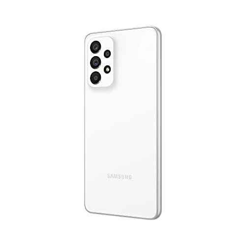 SAMSUNG Galaxy A33 5G Smartphone Android, Display Infinity-U FHD+ Super AMOLED 6.4”¹, 6GB RAM e 128GB di memoria interna espandibile², Batteria 5.000 mAh, Awesome White [Versione Italiana] - 8earn