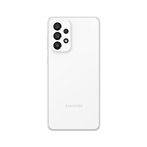 SAMSUNG Galaxy A33 5G Smartphone Android, Display Infinity-U FHD+ Super AMOLED 6.4”¹, 6GB RAM e 128GB di memoria interna espandibile², Batteria 5.000 mAh, Awesome White [Versione Italiana] - 8earn