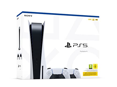 Playstation 5 Standard Console + 2 Controller DualSense White - 8earn