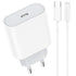 Sakahyro 20W USB C Rapido Caricatore with 2M Cavo for iPhone 14/14 Pro/ 14 Pro Max/ 14 Plus/ 13/12/11/XS/XR/X/8, AirPods, USBC Caricabatterie Spina Adattatore Alimentatore Presa Carica Muro Ricarica - 8earn