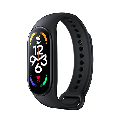 Xiaomi Smart Band 7, Schermo AMOLED 1.62'', Monitoraggio Sonno, SpO2, Frequenza Cardiaca, VO2max, Resistenza all'Acqua 5 ATM, 110+ modalità sportive, Durata Batteria 14 giorni, Versione Italiana - 8earn