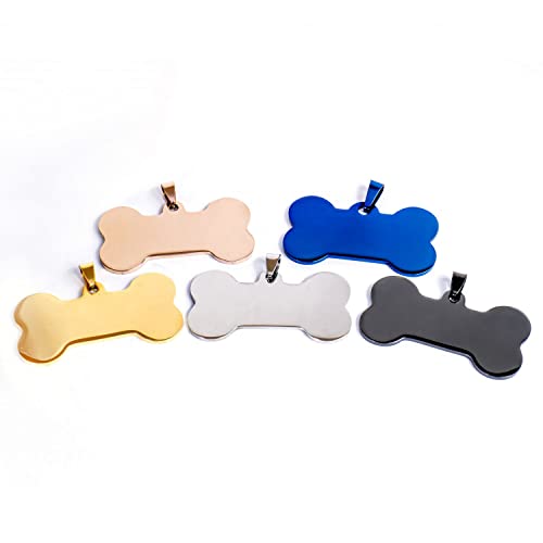 Targhetta personalizzata - incisione laser - ciondolo personalizzato - portachiavi personalizzato - Medagliette per Cani e Gatti Personalizzate - Pendente con Testo, ideale come regalo Made in Italy - 8earn
