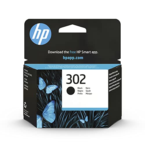 HP 302 Nero, F6U66AE, Cartuccia Originale HP da 190 pagine, Compatibile con Stampanti HP DeskJet 1110, 2130 e 3630, HP OfficeJet 3830 e 4650 - 8earn