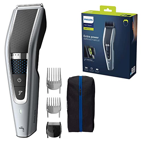 Philips Hair Clipper 5000 Series Hair Clipper with Trim-n-Flow Technology and DualCut (model HC5630/15)