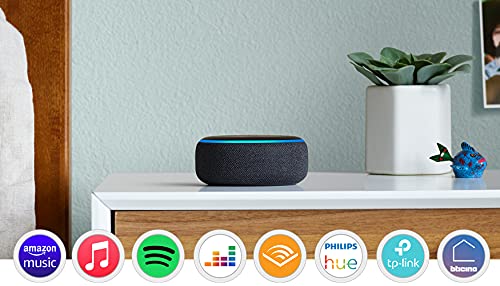 Echo Dot (3ª generazione) - Altoparlante intelligente con integrazione Alexa - Tessuto antracite - 8earn