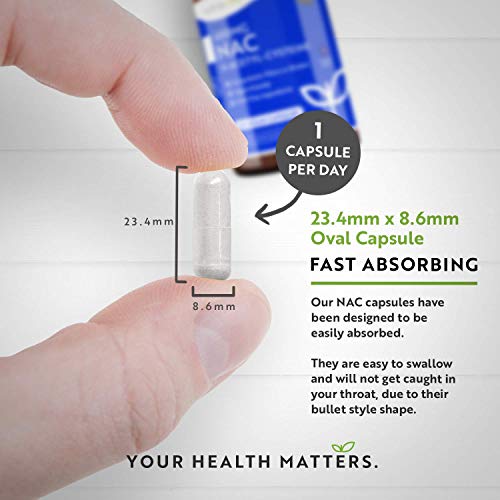 NAC N-Acetil-Cisteina 600mg - 150 Capsule Vegan - Fornitura di 5 mesi di NAC Supplemento - Elevata Biodisponibilità - Senza Additivi Sintetici & Raccoglitori - Prodotte da Nutravita - 8earn