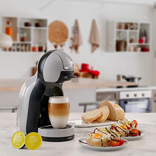 Nescafé Dolce Gusto By Krups Mini Me - Macchina per Caffè Espresso e Altre Bevande, Automatica, 1500W, 24X 16X31 Cm, Capacità 0.8 Litri, Grigio/Nero - 8earn