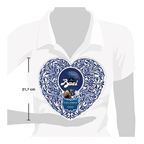 BACI PERUGINA CLASSICO Cioccolatini fondenti ripieni alla Gianduia, Scatola Regalo San Valentino 150g - 8earn