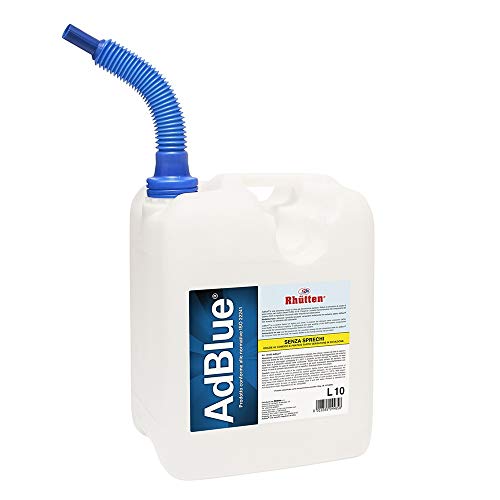 Rhütten, AdBlue per Motori Diesel, Additivo di Sintesi a Base di Urea, Preserva l'Andamento dei componenti del SCR, Blocca l’Accumulo delle Impurità nel Catalizzatore, Dotato di Tappo Versatore, 10L - 8earn