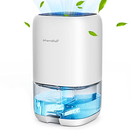 CONOPU Deumidificatore Casa, Spegnimento Automatico e Luce LED Colorata, Aggiornamento della Tecnologia Peltier, Deumidificatore Portatile e Ultra Silenzioso, Camera da Letto, Bagno, Armadio - 8earn