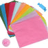 100 fogli di carta velina, 21 x 30 cm, carta da imballaggio, carta velina colorata per pompon, fai da te e hobby creativi(10 colori) - 8earn