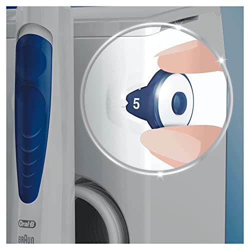 Oral-B Oxyjet Idropulsore Dentale, 4 Testine, con Tecnologia Microbollicine, Pulizia Profonda, Idea Regalo, Bianco