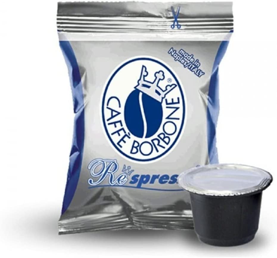 Caffè Borbone Respresso, Miscela Blu - 200 Capsule - Compatibili con le Macchine ad uso domestico Nespresso®* (2 confezioni da 100) - 8earn