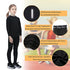Leeboom Bambini Intimo Termico Set di Biancheria Termica Bambin Manica Lunga Funzionale E da Sci da Bambina E Bambino Traspirante Intimo Termico Set Base Layer E Isolante per Sci Tuta Termica - 8earn