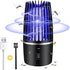 Lampada Antizanzara, 2 in 1 Lampada Antizanzara Elettrica con Luce UV, Effettiva Antizanzare Elettrico per Giardino Domestico Cucina Interna ed Esterna, Campeggio, Mosche, Falene, Insetti Zanzare - 8earn