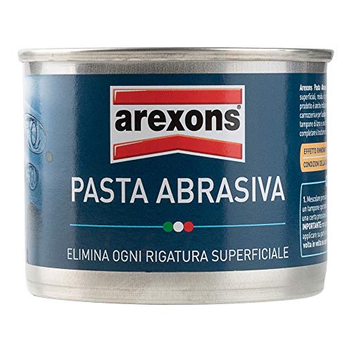 AREXONS PASTA ABRASIVA 150 ml Pasta abrasiva elimina graffi per manutenzione auto, pasta abrasiva lucidante, togli graffi auto, pasta abrasiva segni e rigature superficiali provocate da piccoli urti - 8earn