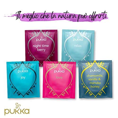 Pukka Herbs | Calm Collection | Selezione di 5 tipi di tisane bio | 30 filtri - 8earn