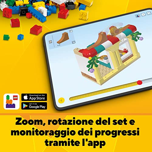 LEGO 31136 Creator Pappagallo Esotico, Set 3 in 1 con Pesce e Rana, Animali Giocattolo per Bambini da 7 Anni in su, Giochi Creativi con Figure della Giungla - 8earn