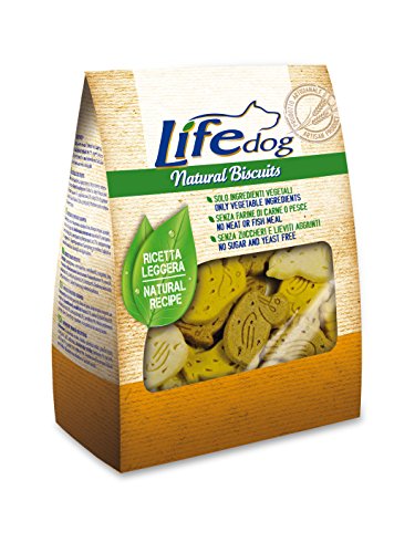 Life Dog Natural Biscuits, biscotti a forma di animaletti. 500gr