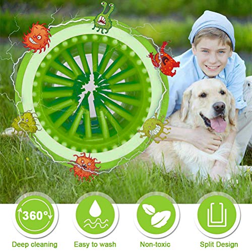Pulisci Zampe Cane,Pulitore Zampe Per Cani, Portatile Pulitore Della Zampa Cane, Pulitore Zampe Per Animali Domestici Per La Pulizia Di Artigli Sporchi Di Animali Domestici/Toelettatura (verde) - 8earn