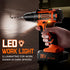 Trapano Avvitatore Batteria 20V, Avvitatore a Batteria, 2 Batterie 2.0Ah, Max 42Nm, 25+1 Impostazione Coppia, LED Luce, 2 Velocità, 24 Accessori, 10mm Mandrino Autoserrante, per Riparazione, Fai da te - 8earn