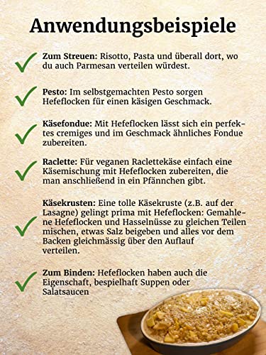 Lievito Nutrizionale Fiocchi 1 kg - Miglior Degustazione - Qualità Premium