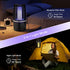 Lampada Antizanzara, 2 in 1 Lampada Antizanzara Elettrica con Luce UV, Effettiva Antizanzare Elettrico per Giardino Domestico Cucina Interna ed Esterna, Campeggio, Mosche, Falene, Insetti Zanzare - 8earn