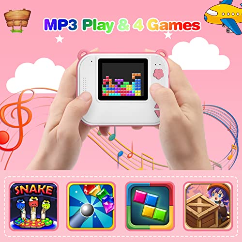 Gofunly Macchina Fotografica Bambini Istantanea, 2.0 Pollici Schermo 12MP/1080P HD Videocamera, Fotocamera Digitali Stampa Istantanea per Bambino con 32GB Scheda SD, Regalo per Bambini dai 3-12 Anni - 8earn