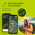 Kippy Evo - GPS Collar for Dogs and Cats with Tracker and Tracker of Activity and Health Status - Accessories for Dogs and Cats - with Long-Lasting Battery and LED Flashlight - Green