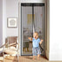 Zanzariera Magnetica per Porte Finestra, CACOE Zanzariere Magnetiche Tenda Rete Anti Zanzare Insetti Facile da installare,Resistente Traspirante (90x210, Nero) - 8earn