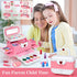 Trucchi Bambina Set, 55 pezzi Trucchi Bambina Anallergici, Lavabile Set Di Trucchi Per Bambini, Valigetta Trucchi Bambina, Giochi Bambina Natale Compleanno Regalo Bambina 3 4 5 6 7 8 9 10 Anni - 8earn