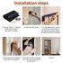 Zanzariera Magnetica per Porte Finestra, CACOE Zanzariere Magnetiche Tenda Rete Anti Zanzare Insetti Facile da installare,Resistente Traspirante (90x210, Nero) - 8earn