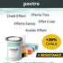 PECTRO Chalk Paint Vernice a Gesso 750ml + Pennello Tondo in Legno Pack - Pittura per Mobili Senza Carteggiare - Chalk Paint Bianco e Colori per legno Efetto Polvere (BIANCO ANTICO) - 8earn