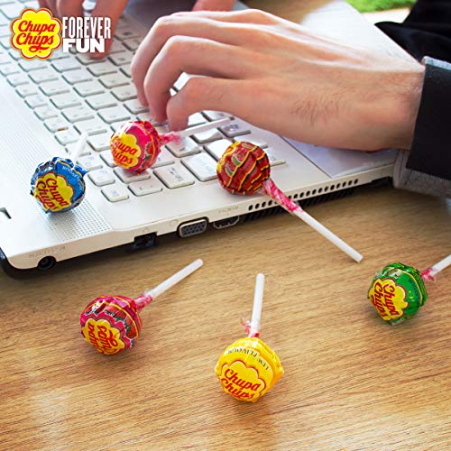 Chupa Chups Margherita, Confezione Speciale, Box Regalo con 30 Lollipop Gusti Assortiti Frutta e Cola, Idea Regalo per Feste e Compleanni, Senza Glutine - 8earn