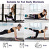 Elastici Fitness (Set di 5), Bande di Resistenza Fitness con 5 Livelli di Resistenza, Fasce Elastiche Fitness per Crossfit, Yoga, Pilates, Squats, Lunges, Stretching, Allenamento di Forza - 8earn
