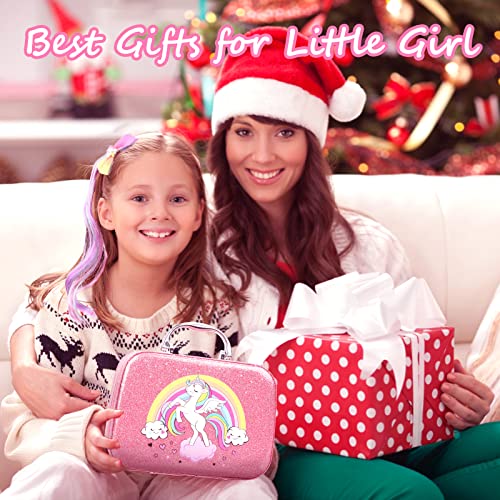 Trucchi Bambina Set, 26 Pezzi Sicuro e Atossico e Lavabile Valigetta Trucchi Bambina Anallergici, Giochi Bambina Natale Compleanno Regalo Bambina 3 4 5 6 7 8 9 10 Anni