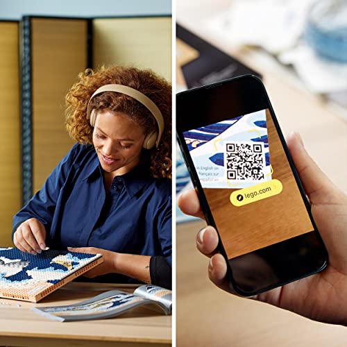 LEGO 31208 Art Hokusai - La Grande Onda, Set Fai Da Te, Hobby Creativi per Adulti, Decorazioni Casa, Quadri Soggiorno Giapponesi, Idea Regalo per Adulti - 8earn
