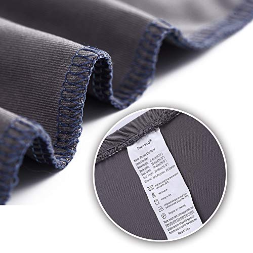 SaintderG® Coprisedie con schienale 6 pezzi, lavabile Estraibile, molto facile da pulire e resistente, coprisedile, moderna sala da pranzo, hotel, arredamento ristorante (Mocha, 6 pezzi) - 8earn