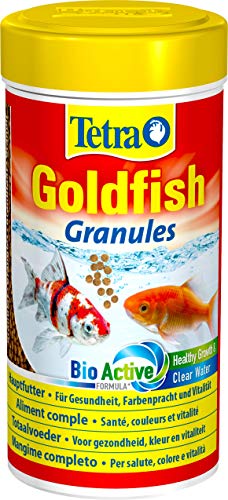 Tetra Goldfish Granules, Mangime in granuli galleggianti per Pesci Rossi e Altri Pesci d'Acqua Fredda - 250 ml