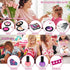 Set di trucco per bambini per bambine, 27 pezzi lavabile set di trucchi per bambini, sicuro e atossico giocattolo di ruolo, Natale, compleanno, regalo per 4, 5, 6, 7, 8, 9, 10 anni, per ragazze