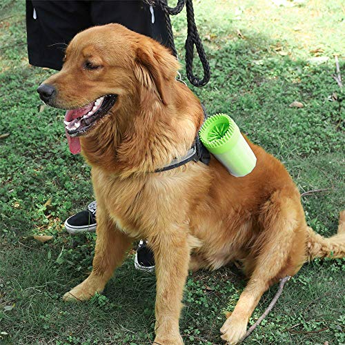 Pulisci Zampe Cane,Pulitore Zampe Per Cani, Portatile Pulitore Della Zampa Cane, Pulitore Zampe Per Animali Domestici Per La Pulizia Di Artigli Sporchi Di Animali Domestici/Toelettatura (verde) - 8earn